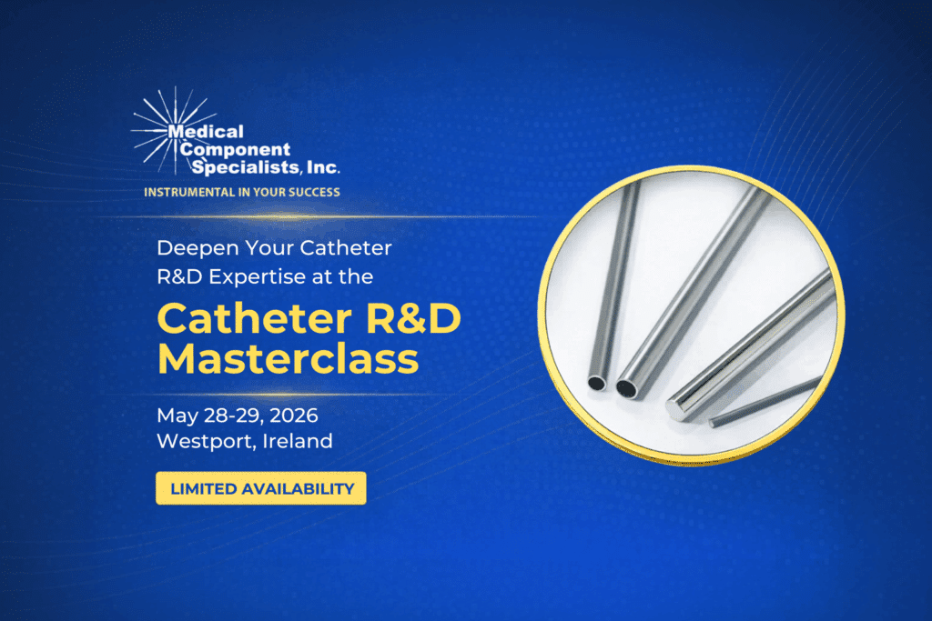 Join MCS in Ireland for The Catheter R&D Masterclass