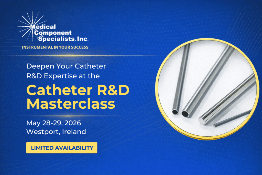 Join MCS in Ireland for The Catheter R&D Masterclass