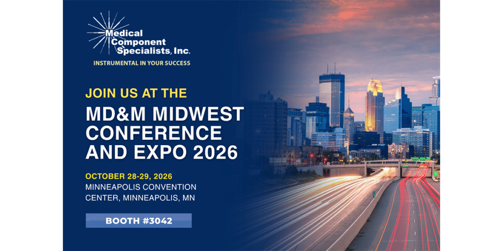 Meet MCS In Minneapolis: Join Us for MD&M Midwest 2026 - Visit Booth #3042